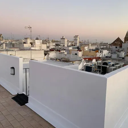 شقة Atico Terraza Centro Ascensor Playa De La Caleta كاديز