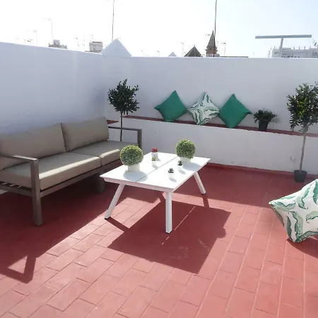 Atico Terraza Centro Ascensor Playa De La Caleta Cadice